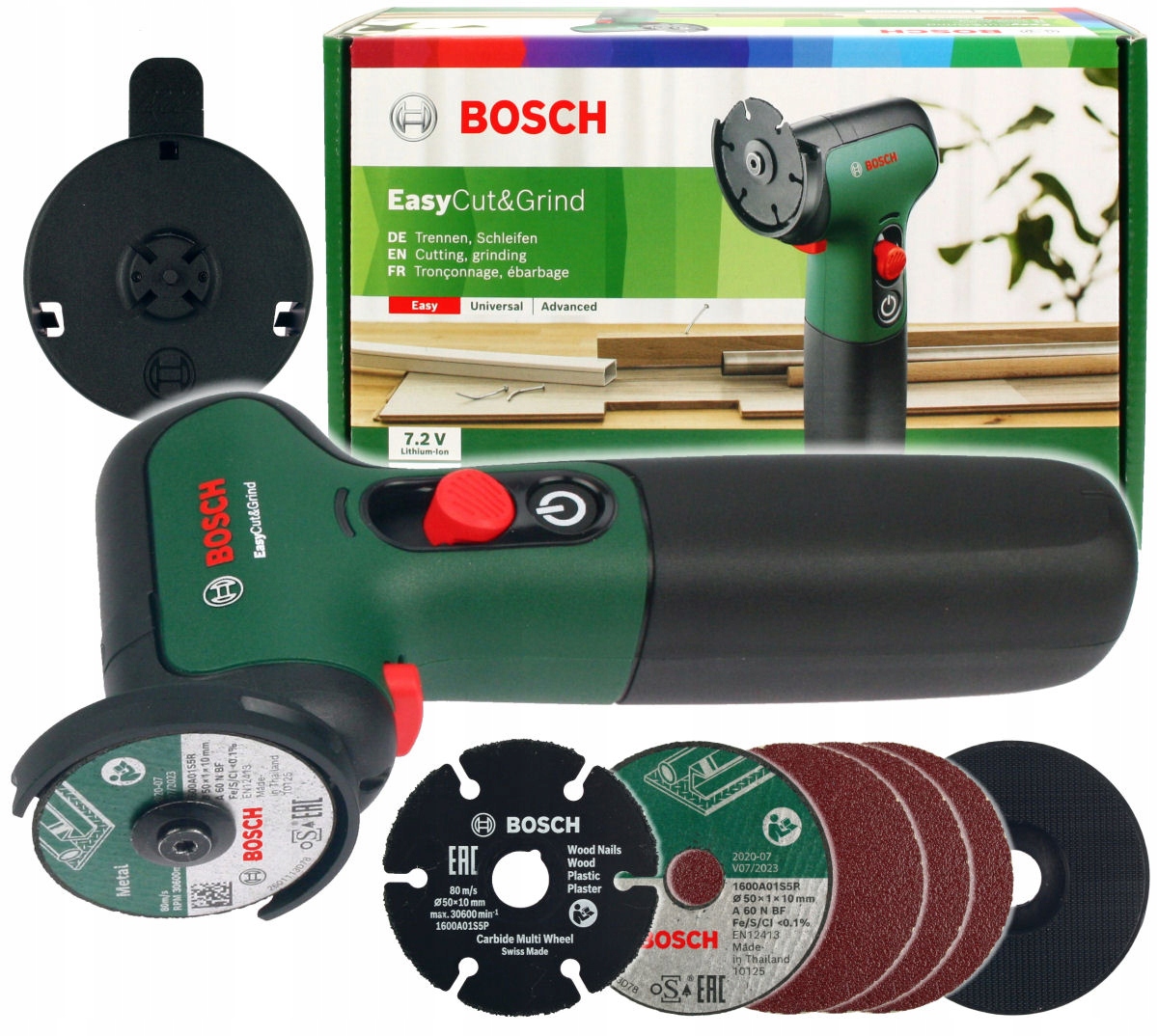 SZLIFIERKA KĄTOWA EASYCUT&GRIND 7,2V BOSCH (06039D2000) • Cena, Opinie  10675086575 • Allegro.pl