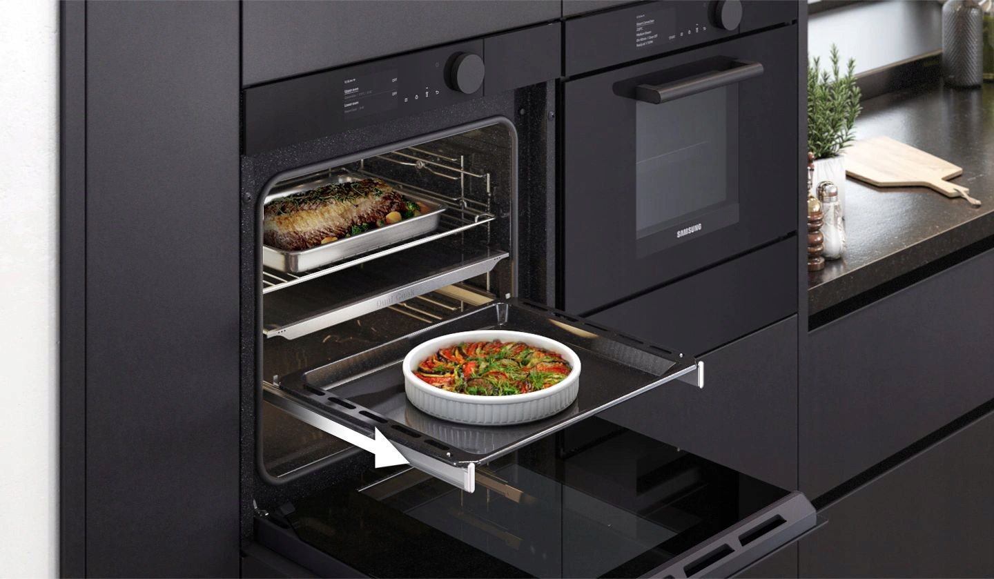 Piekarnik Samsung Dual Cook NV75T8549RK Infinite Line Black SmartThings Model NV75T8549RK
