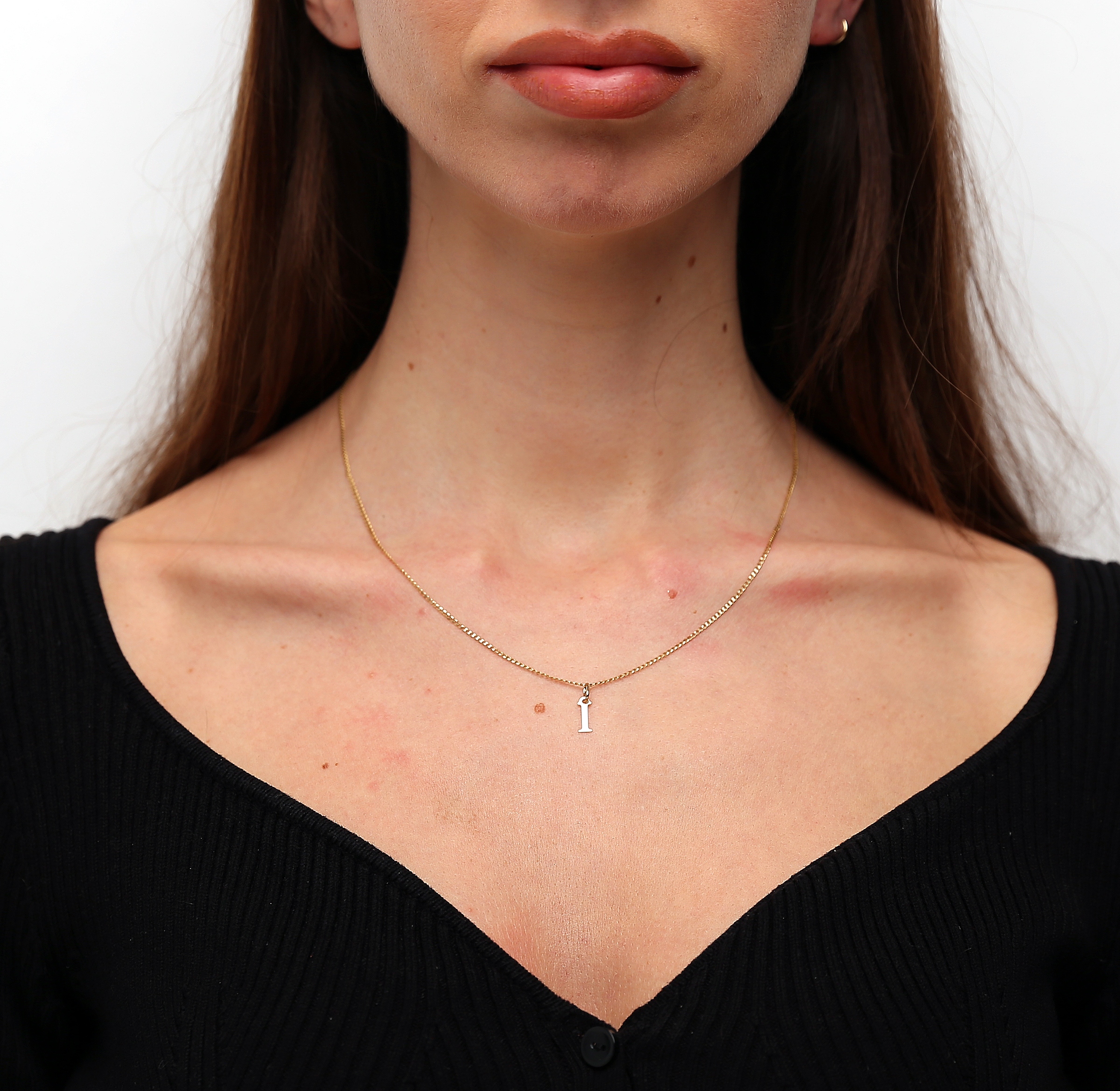 ZŁOTA ZAWIESZKA 585 LITERKA I Marka BOVEM