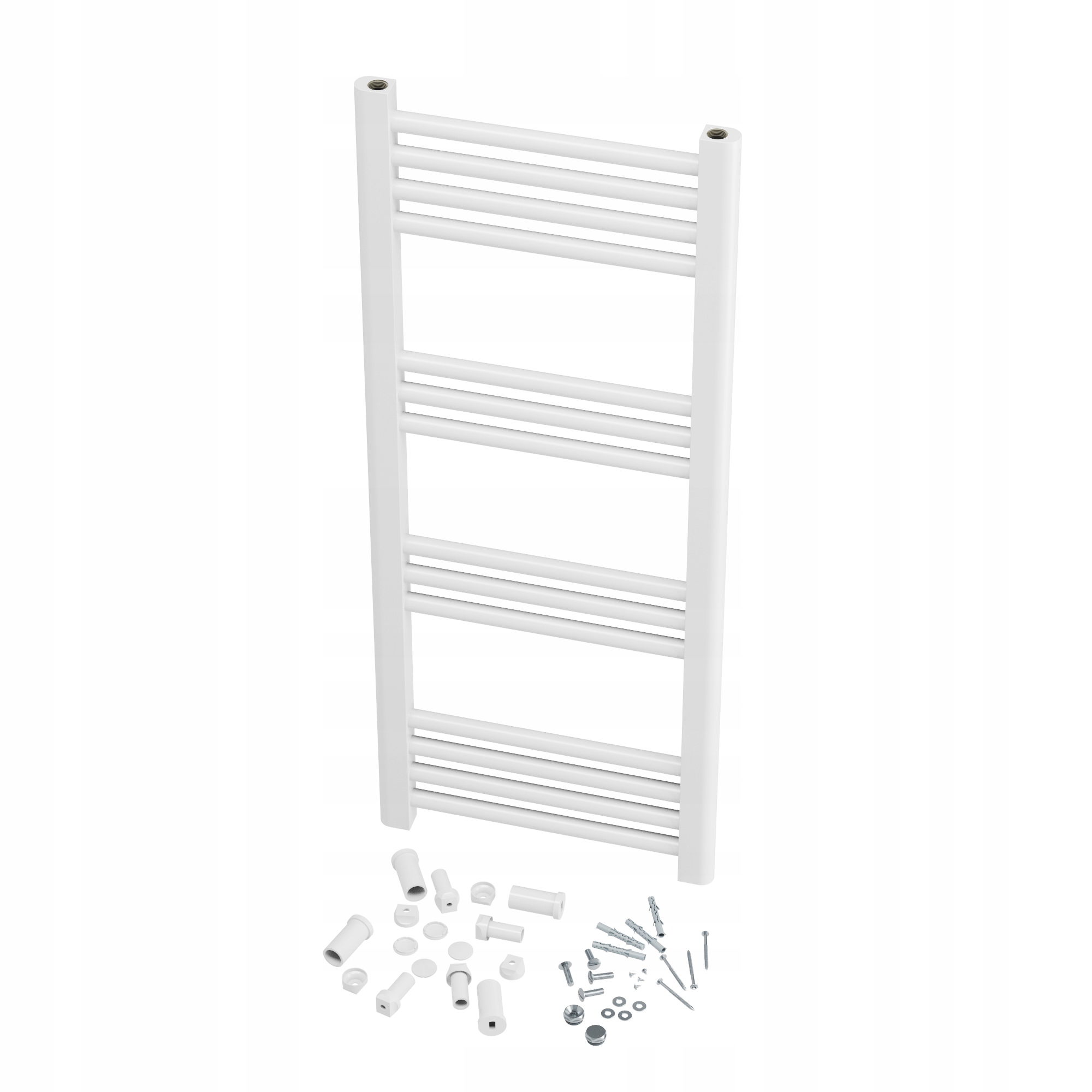 Kúpeľňový Ohrievač Biely Rebrík 40x100 cm Breno Kaloryfer Moderný
