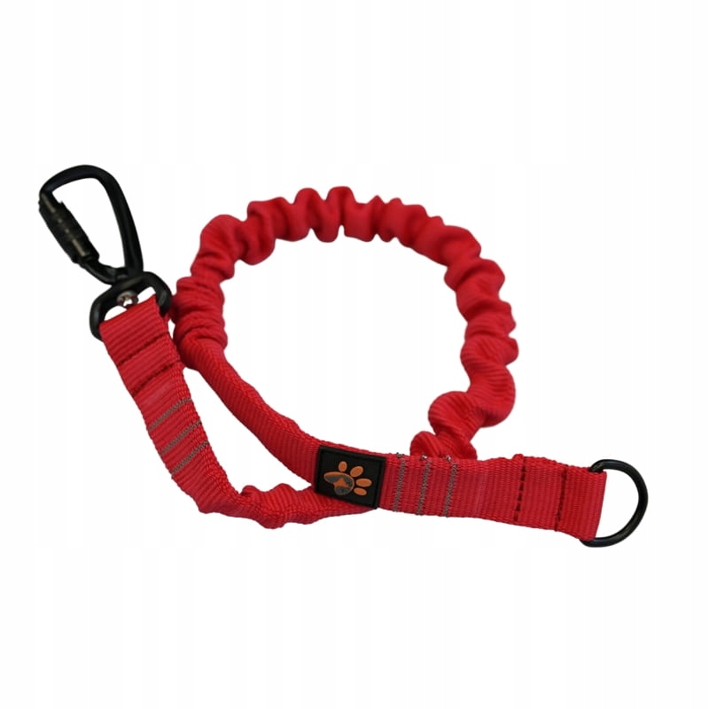 Levně Tlumič pro vodítko JoQu pro velkého škubajícího psa, červený