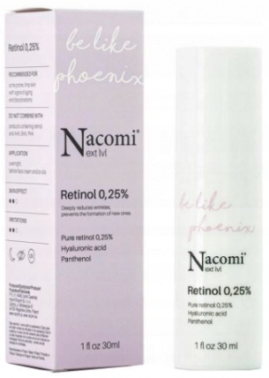 

Next LVL retinol 0,25 % serum Nacomi 30 ml