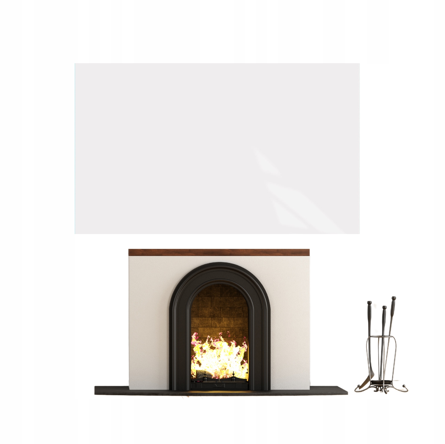 Sklo Pod Krb Kozí Bílé Tvrzené Sklo Podstavec Rozměr 80x52 cm