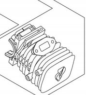 Cylinder kľuková skriňa CS-362TES P100-007010 Originál