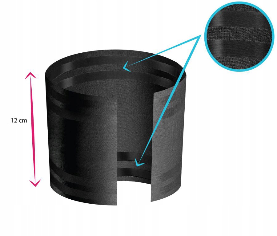 SESTO SENSO OPASKI na uda GŁADKIE CZARNE 65-70 Materiał dominujący poliamid