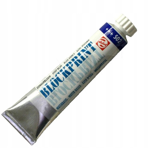 Farba graficzna Blockprint Talens 20ml 502 Deep Blue