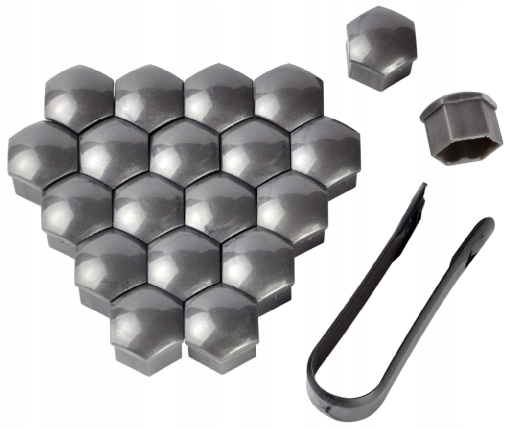 NAKŁADKI ZAŚLEPKI KAPSLE NA ŚRUBY KOŁA FELGI 17 mm