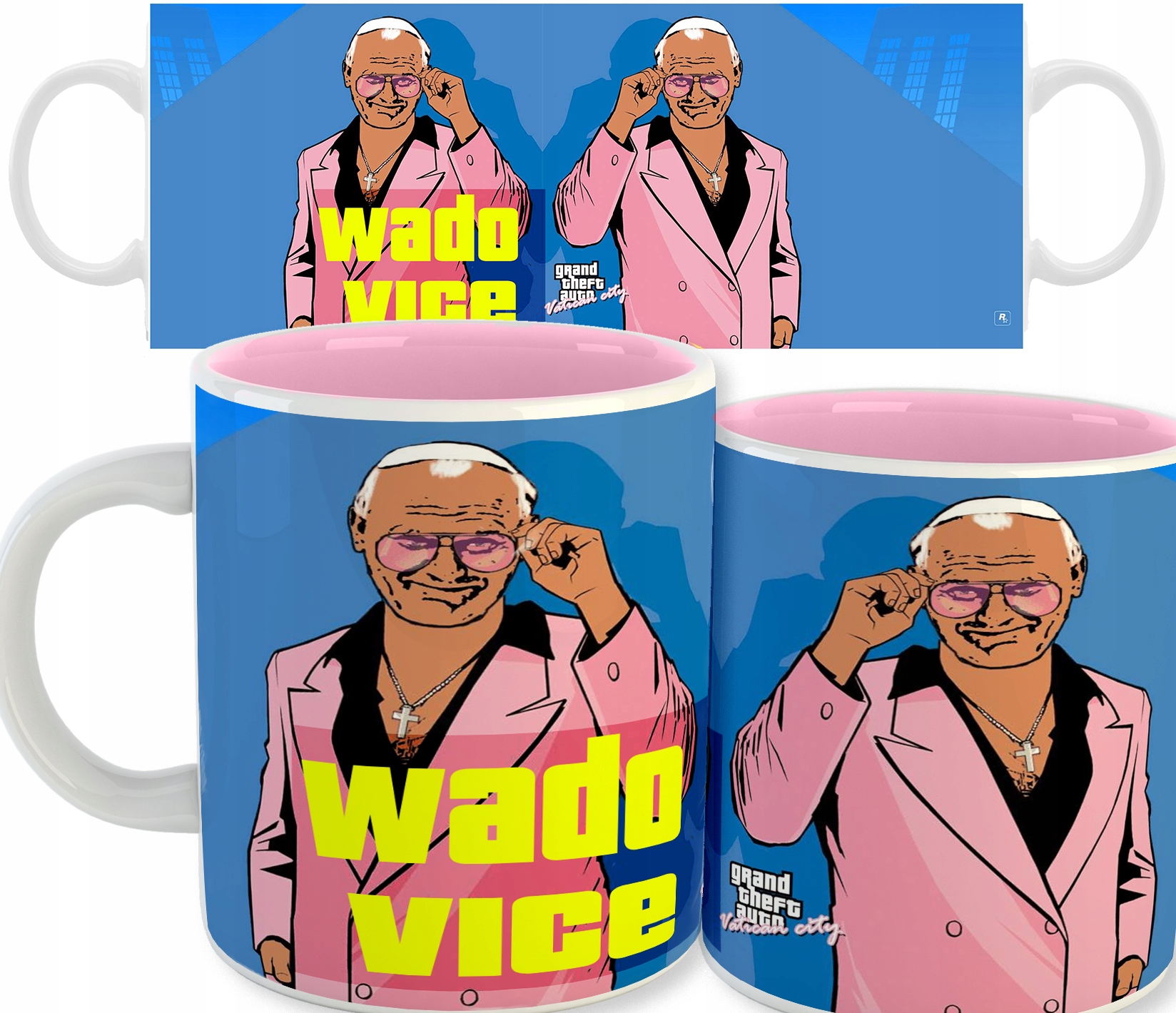 KUBEK FP Różowy Środek JAN PAWEŁ WADO VICE