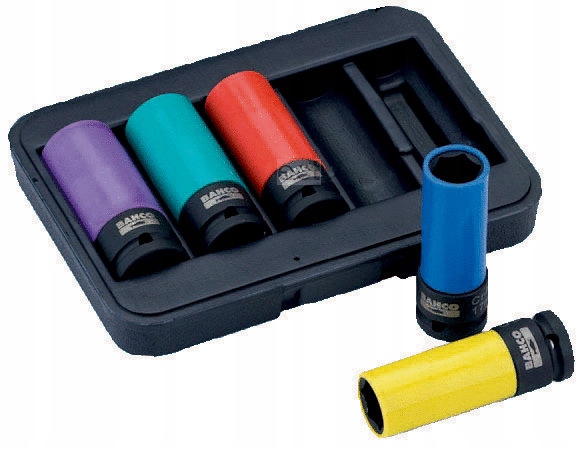 BAHCO BWSS12P5 ZESTAW NASADEK UDAR. 1/2'' DO FELG