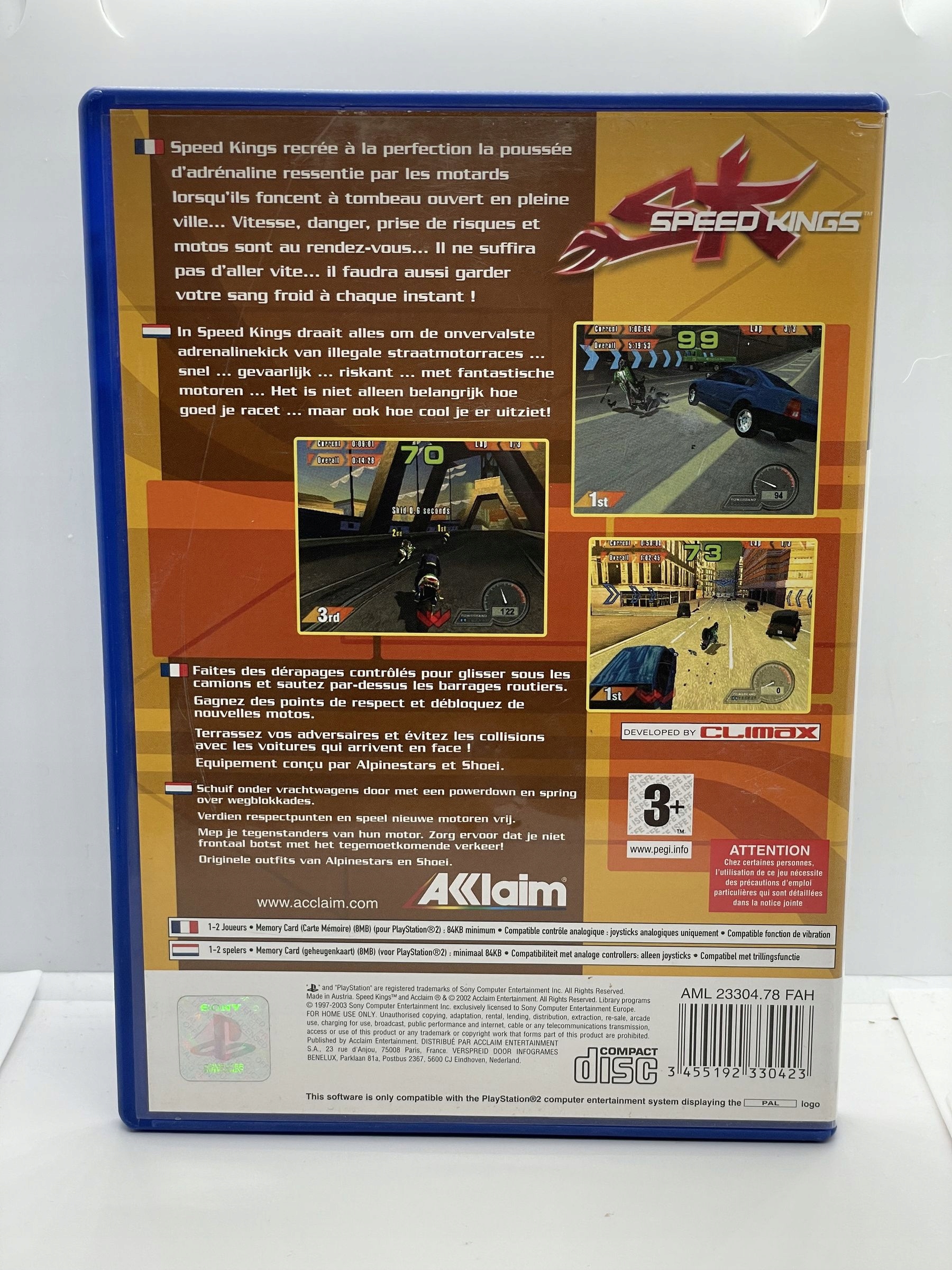 Gra Speed Kings PS2 Tematyka wyścigi