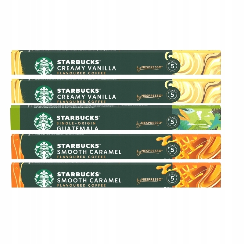 Kapsułki do Nespresso Starbucks Zestaw MIX 5x10 sztuk 50 kapsułek