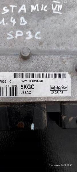 control unit BV21-12A650-GC FIESTA MK7 1.4B