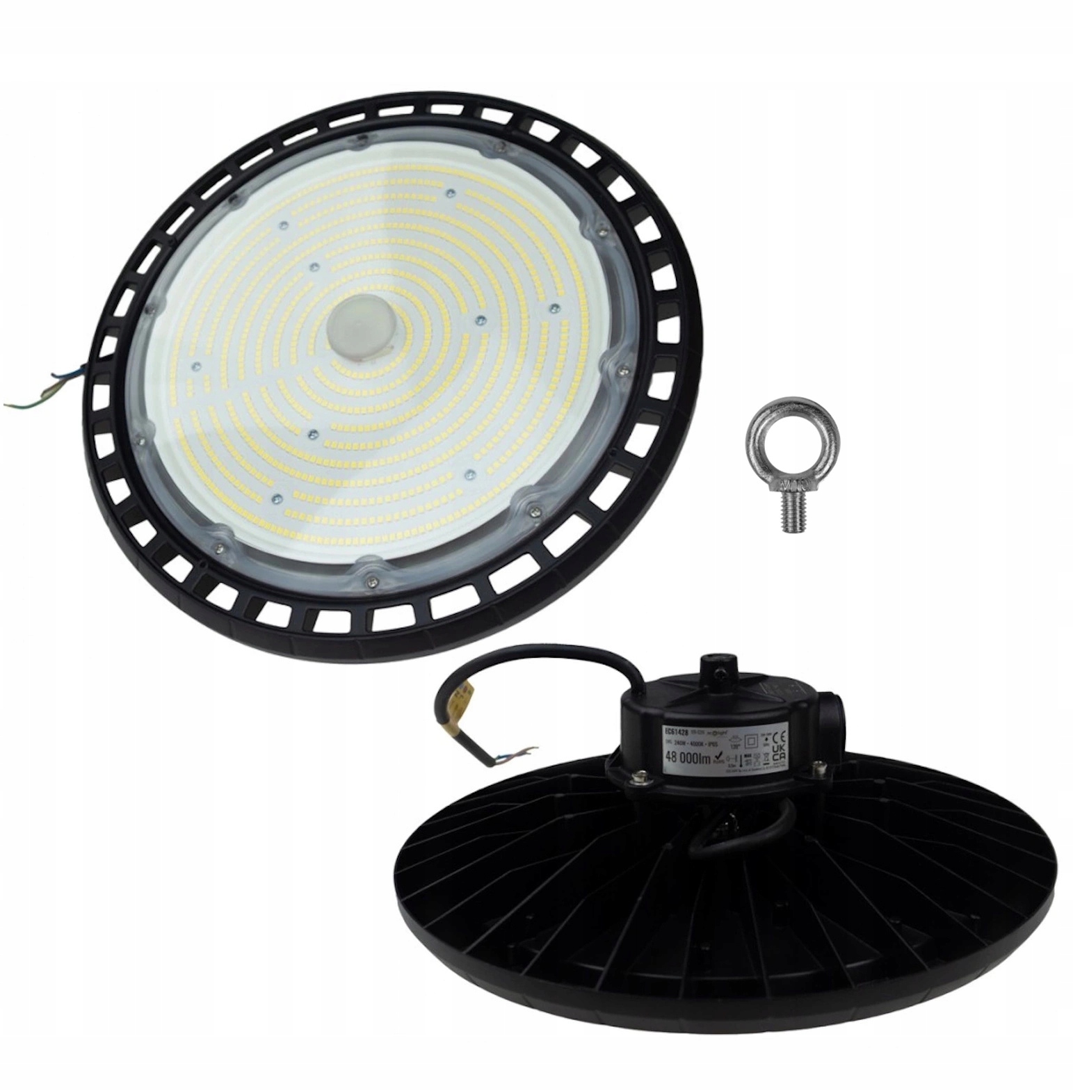 Průmyslová hermetická lampa High Bay Premium 140W/190W/240W 4000K