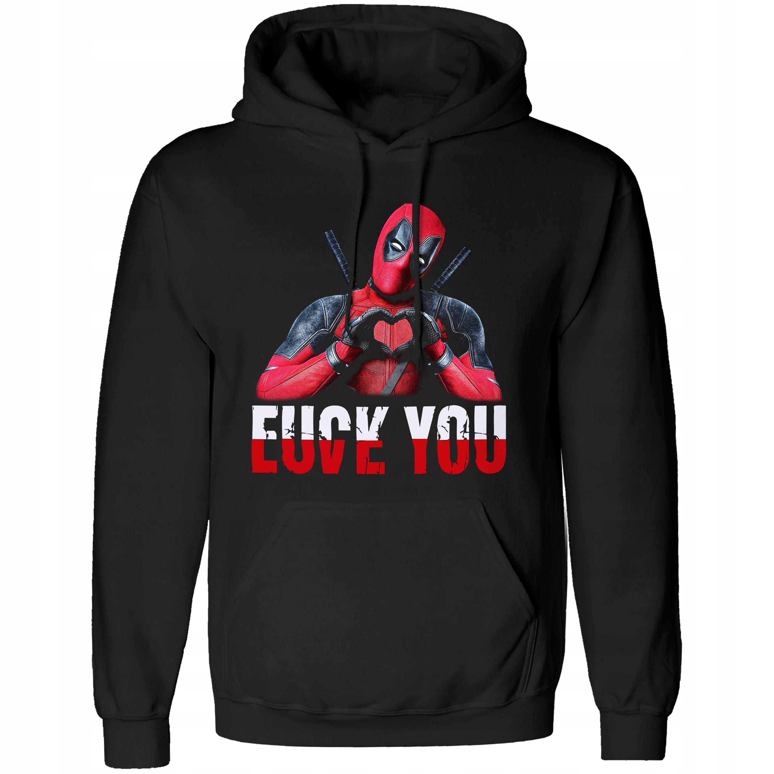 

Męska Bluza Z Kapturem Deadpool Love You Rozm. S