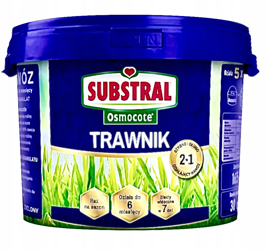 Substral Osmocote Extra Nawóz do trawnika długodziałający 5 kg Smart
