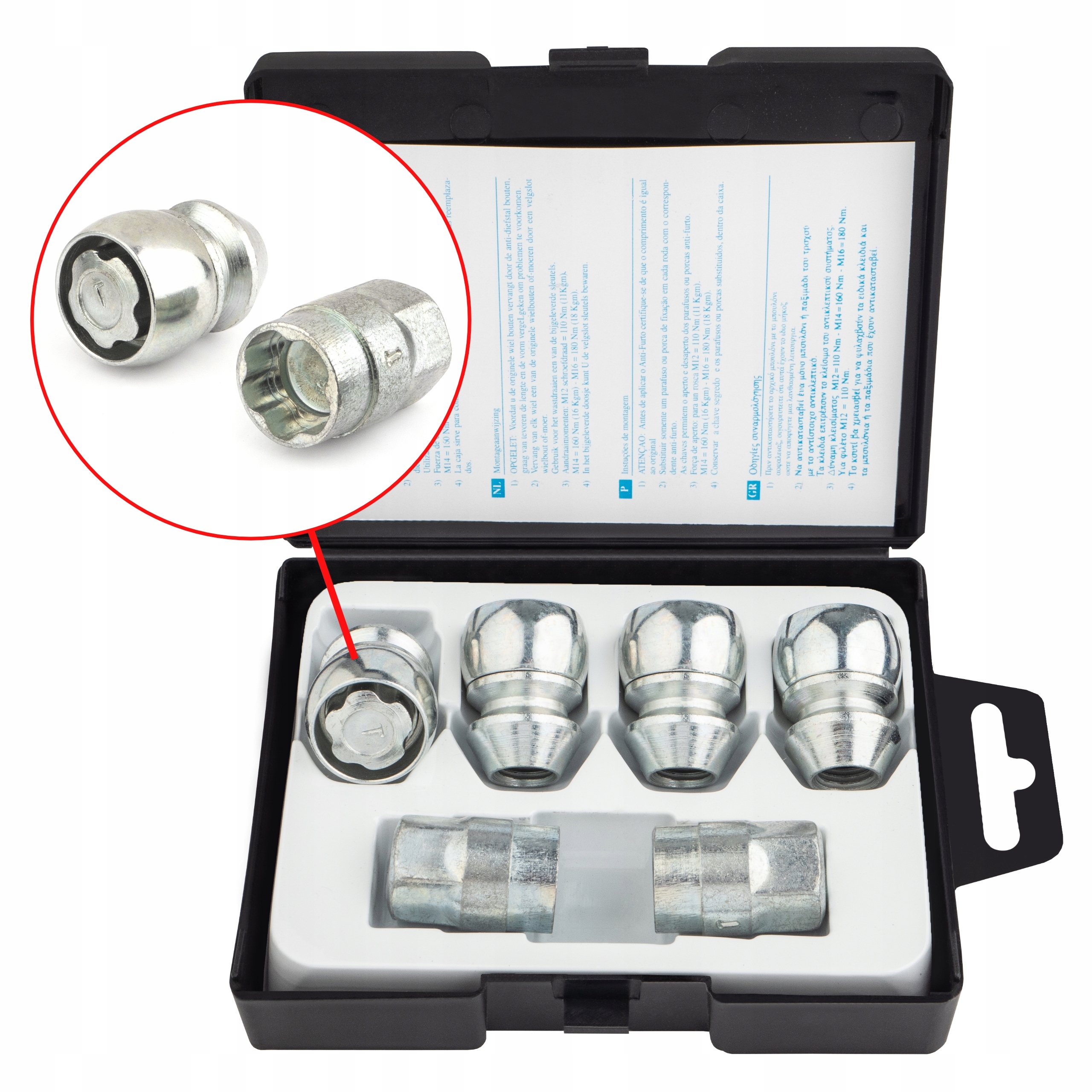 Bezpečnostní matice M12x1,5x34 mm Chevrolet Opel