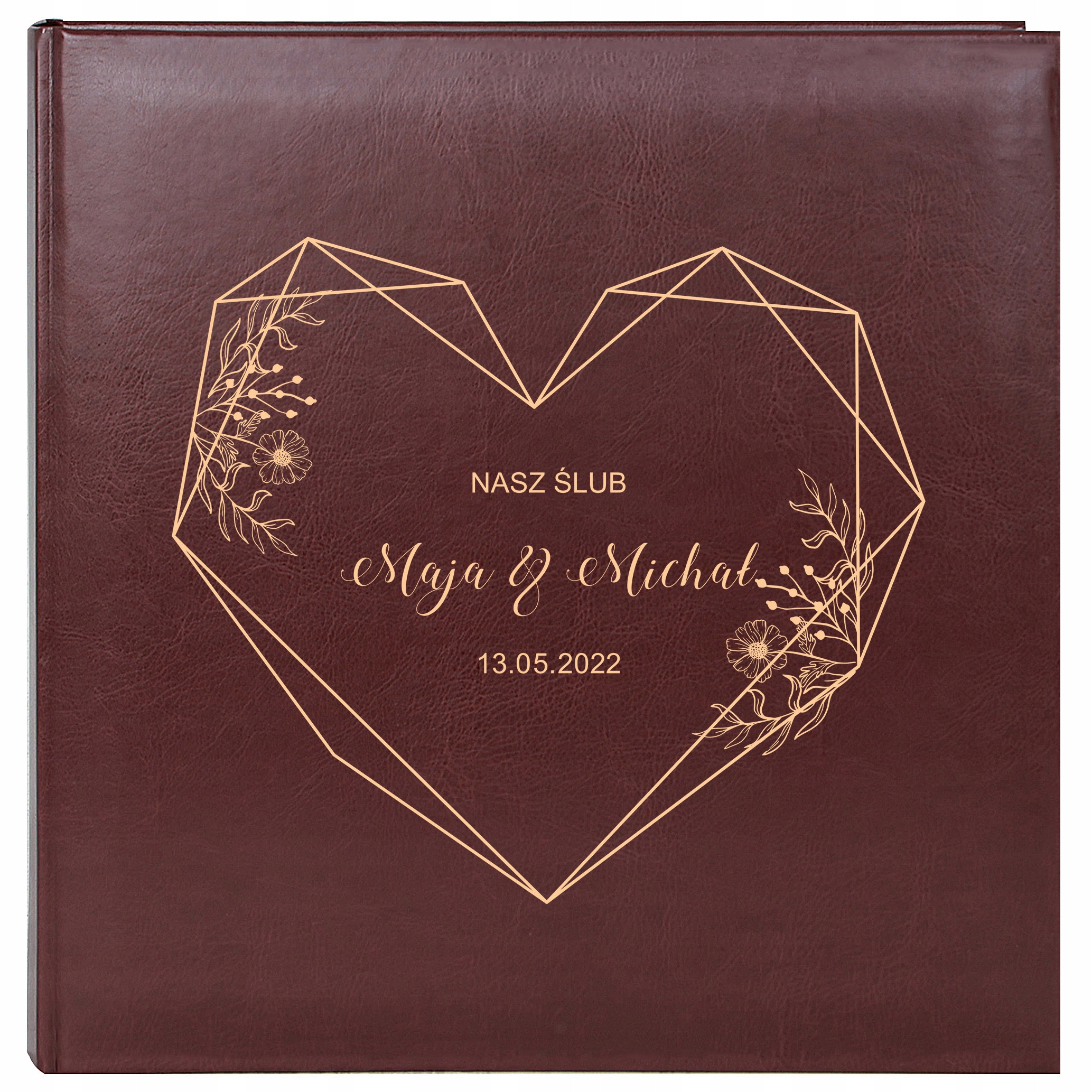 Svatební album na vlepované fotografie 30 karet Váš potisk Svatba Výročí kvalita