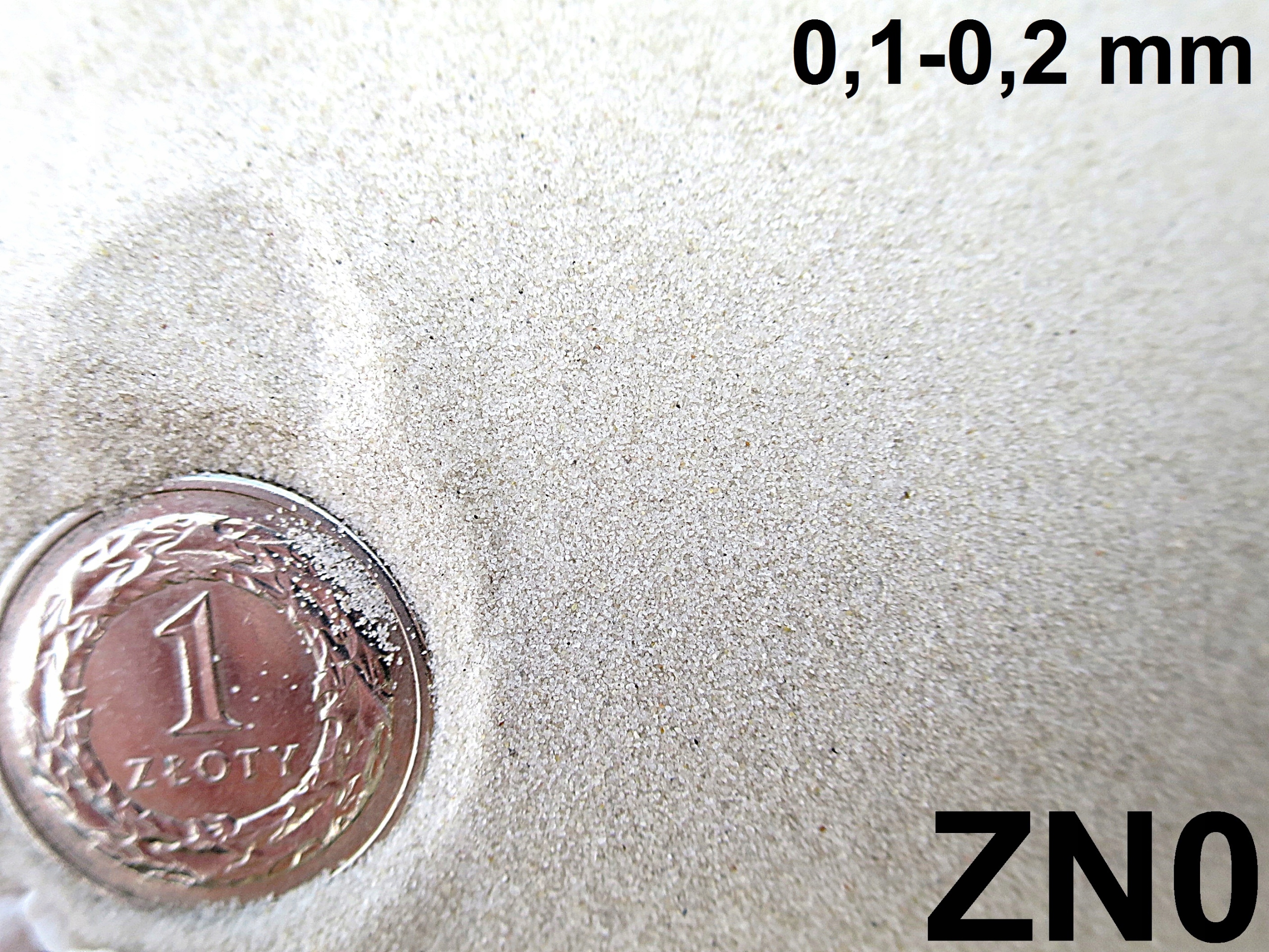 PIASEK NATURALNY BIAŁY BEŻOWY KWARCOWY FORMIERSKI BARDZO DROBNY 0,1MM 24 KG Marka Exotic Stones