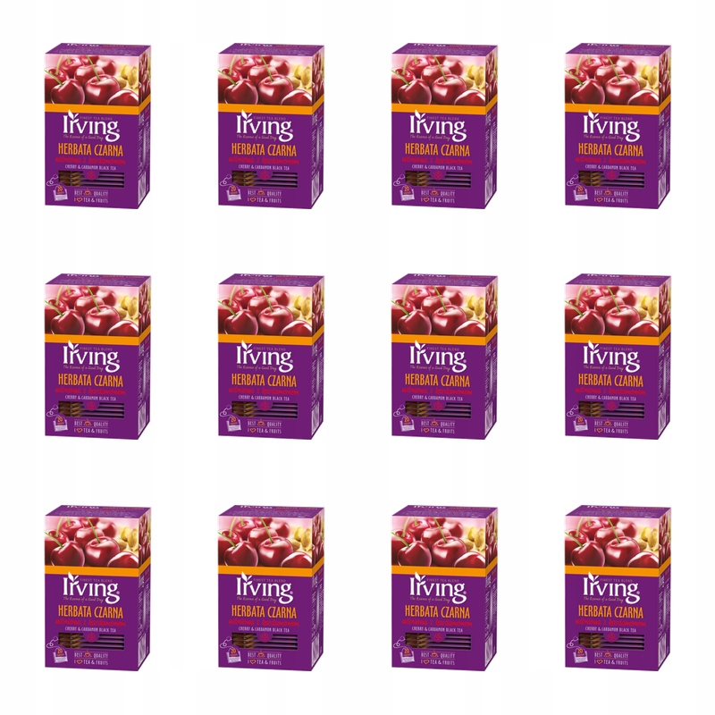 Irving Čaj černý třešňový s kardamomem 30 g (20x1,5 g) X12
