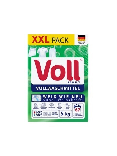 2x Prášek na praní Voll White 67 Praní 5 kg