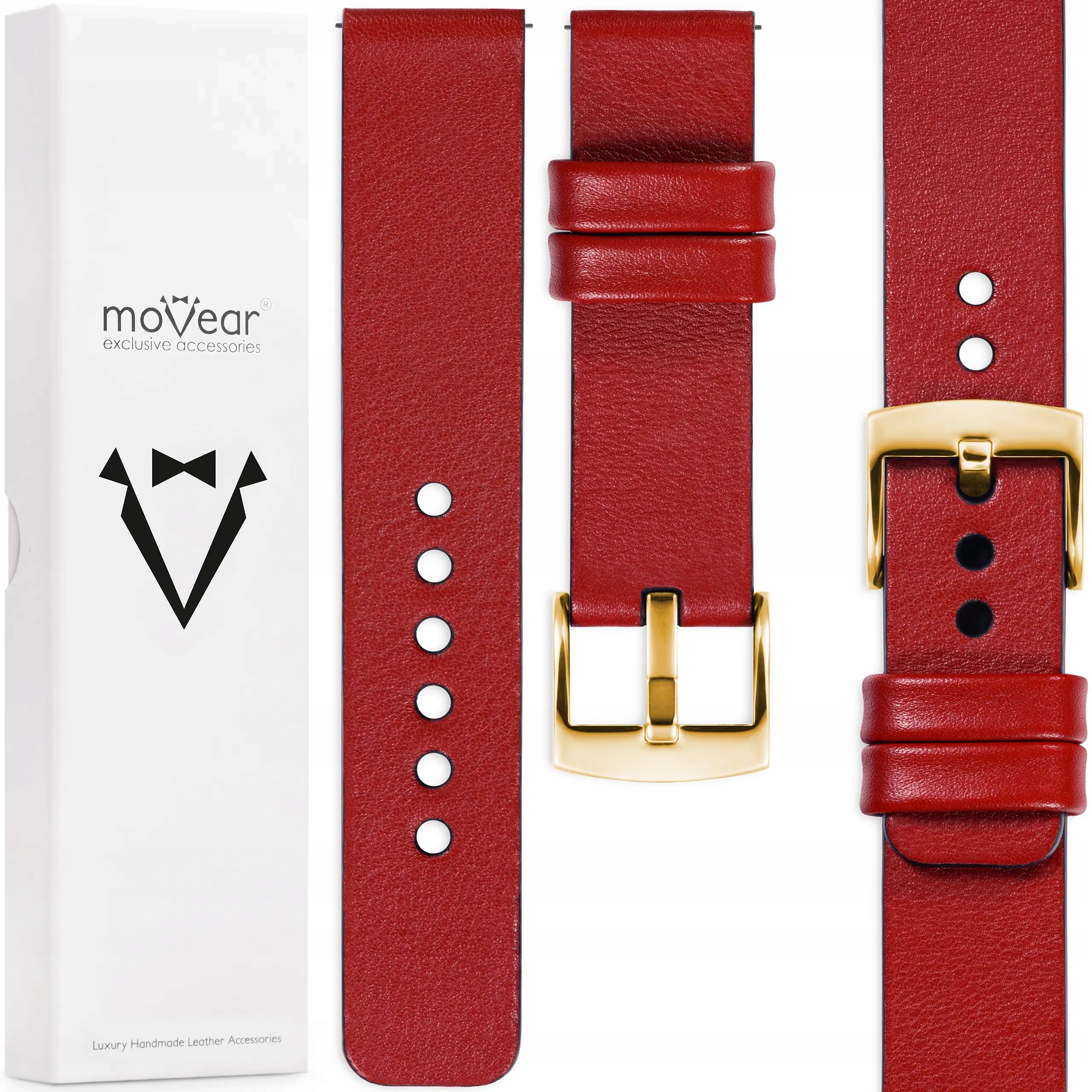 Pásek 20 mm exkluzivní pro Huawei Watch 3 2 GT3 GT2 Pro kožený Polský