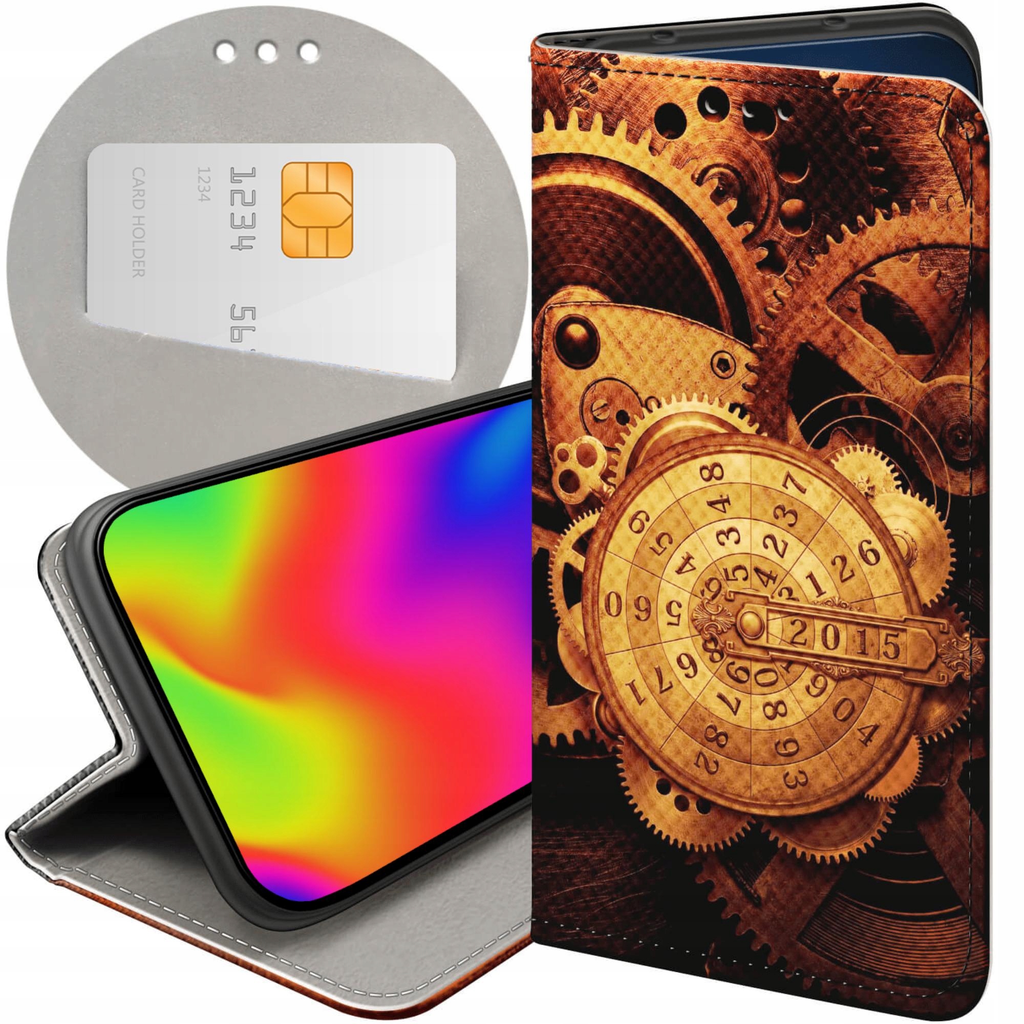 Etui Z Klapką Do Honor MAGIC7 Pro Zegary Czas Zegarmistrz Futerał