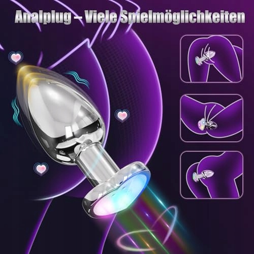ANAL VIBRATOR Wibrator Analny 9 Trybów Stymulacja Prostaty Dla Mężczyzn — miniatura 3