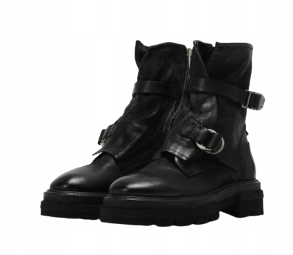 As 98 Dámské Kotníkové Boty Černé Na Zip Nad Kotník 39 3CC