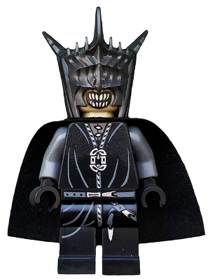 Lego Figurka Pán prstenů Ústa Saurona tmavě šedé ruce lor064