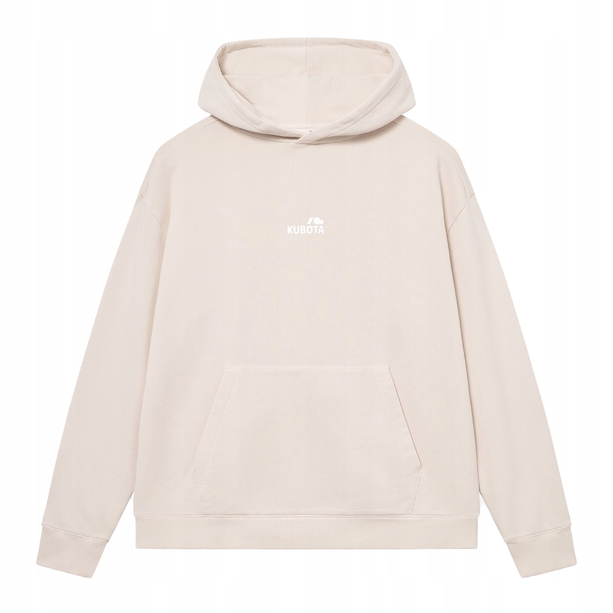 Mikina S Kapucí Pánská Dámská "L" Kubota Statement Béžová Zateplená "L"