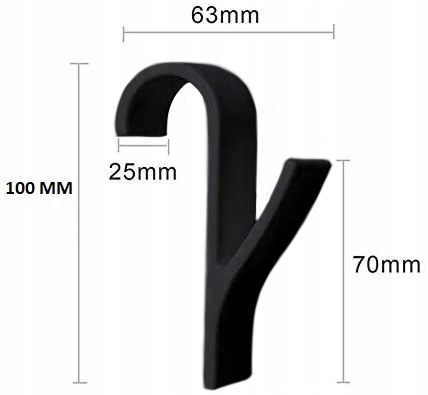 Wieszak Haczyk łazienkowy na grzejnik DUŻY X2 Marka Raltek