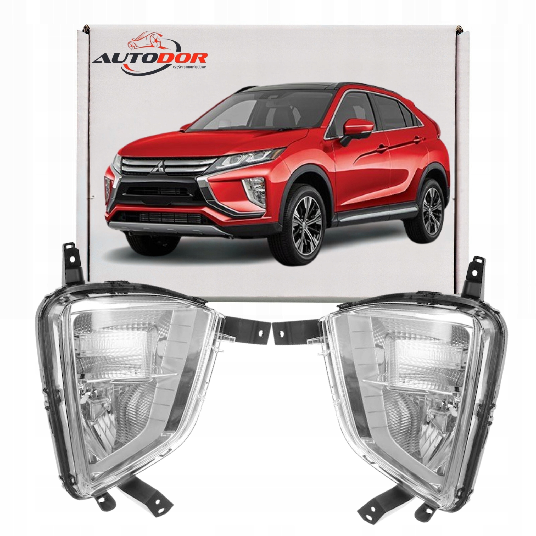Mitsubishi Eclipse Cross 2018 Halogenové Mlhové Světlomety Levé Pravé Sada