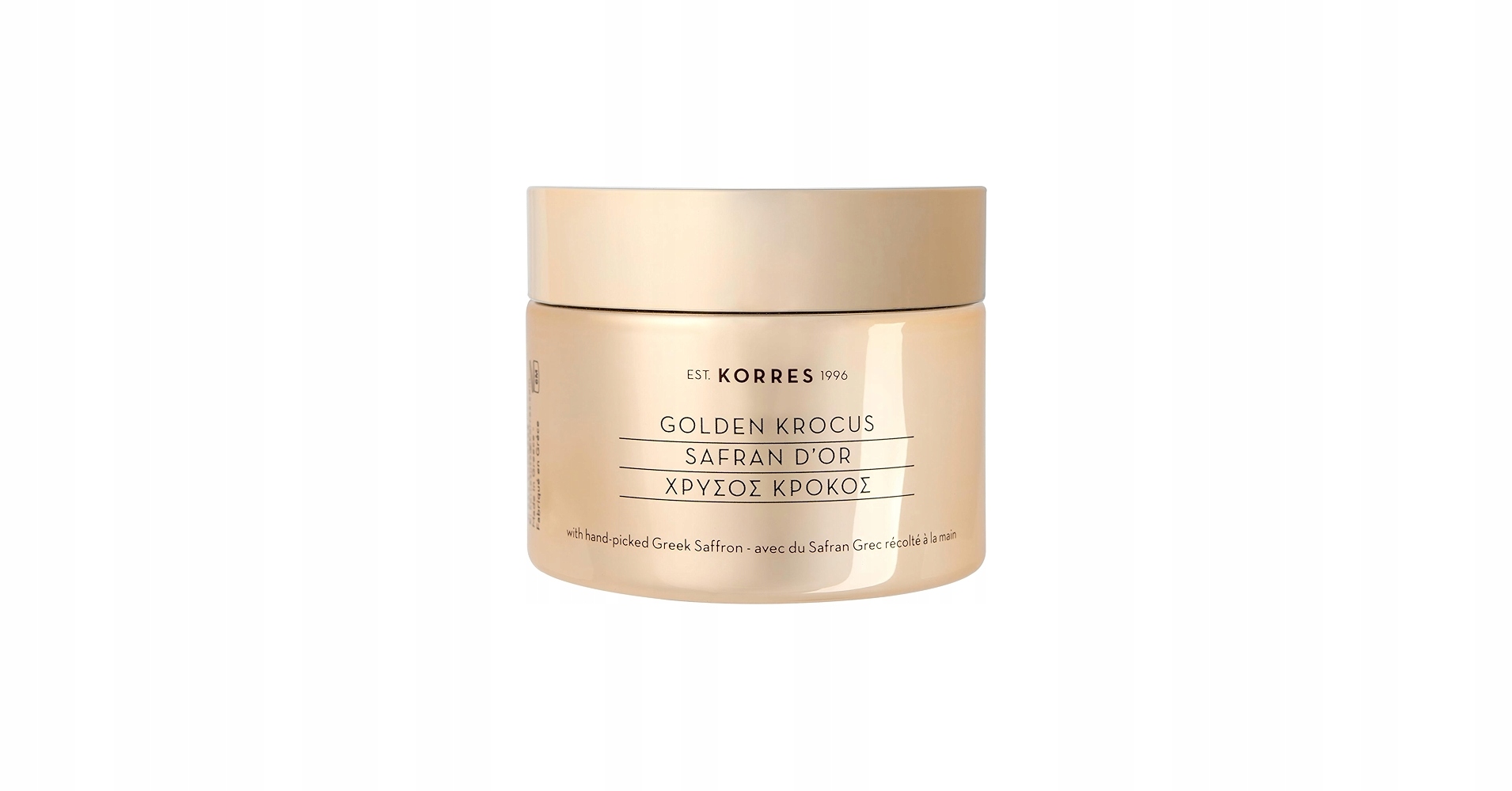 Korres, Golden Krocus, Zpevňující, Krém, Na obličej a krk, 50 ml