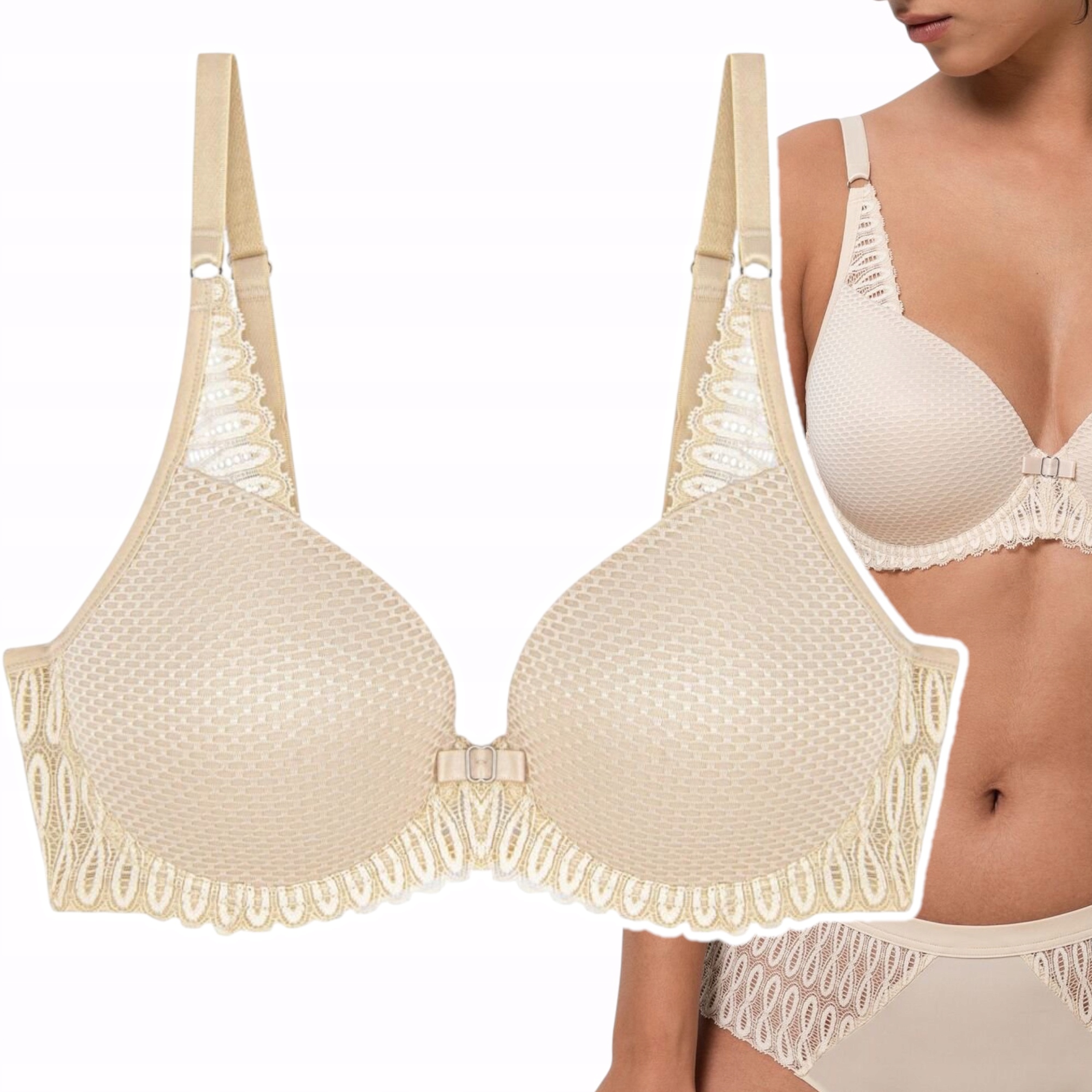 Podprsenka Triumph Aura Spotlight Whp Béžová 80 C Vyztužená Podprsenka