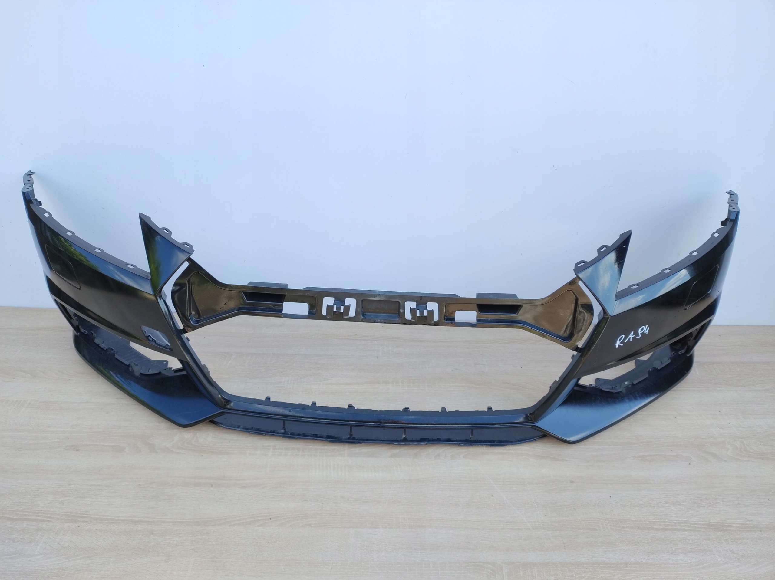 AUDI TT 8S S-LINE bumper front black + DEKIELKI 8S0807437H RA94