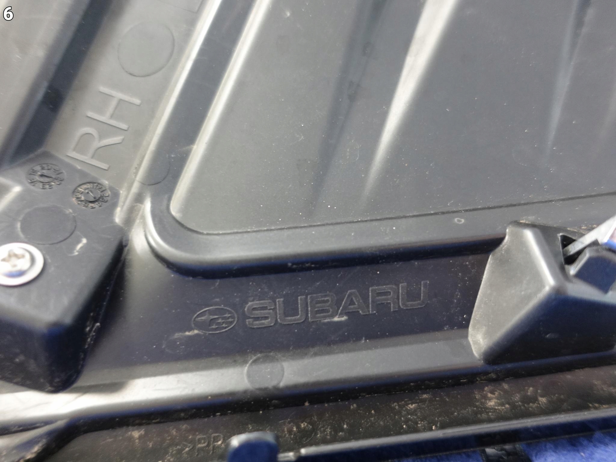 SUBARU FORESTER V SK 5 18- grid spoiler W bumper right front CHROM