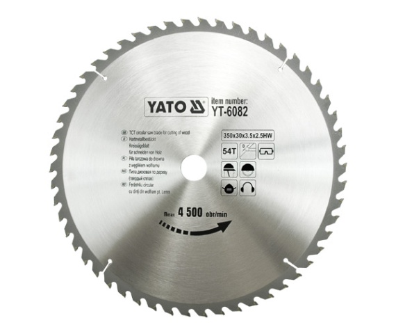 

Yato Piła Tarczowa Widiowa 350x30mm 54-ZĘBY 6082