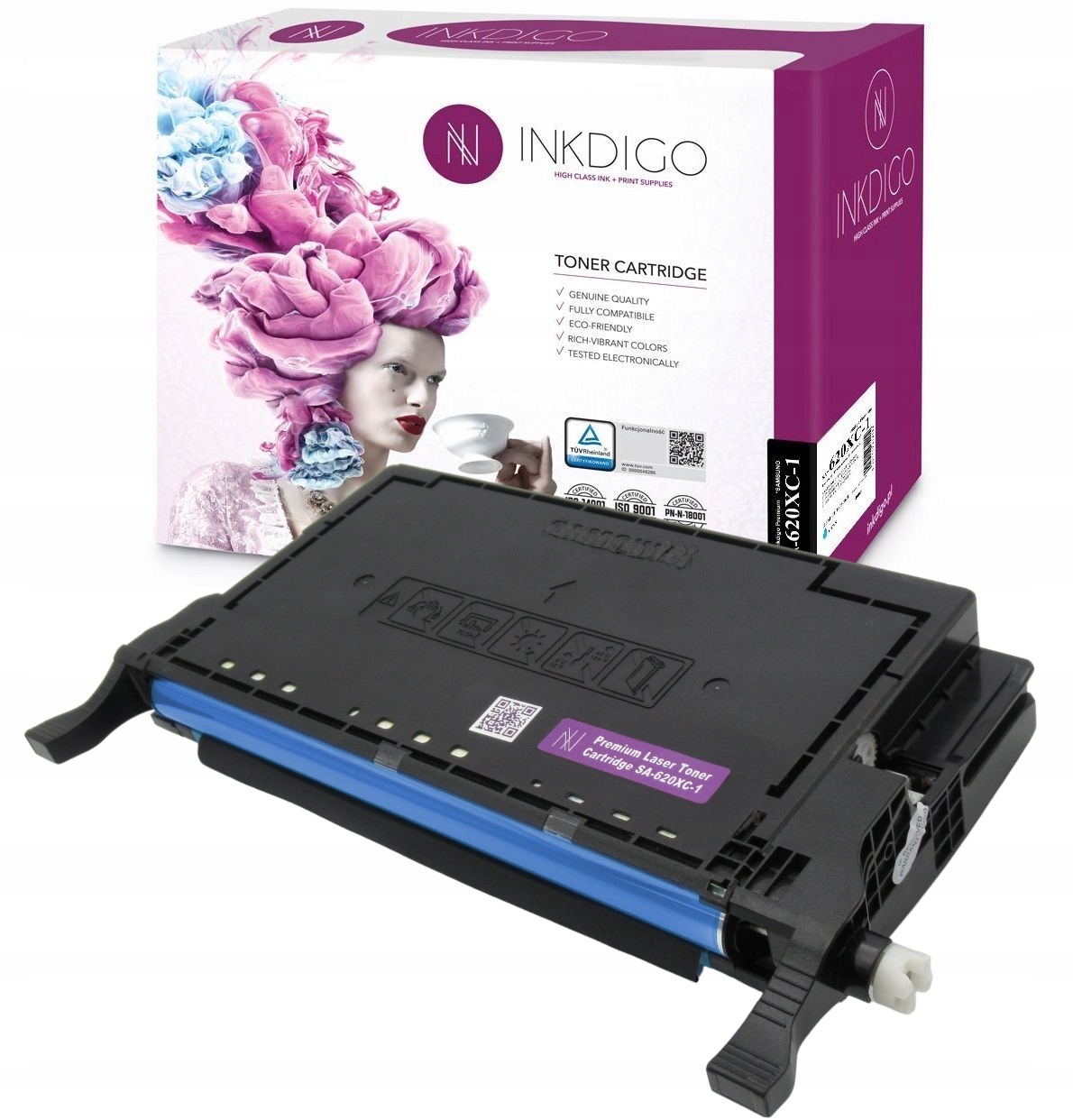 Azurový toner pro tiskárny Samsung CLP620 CLP670 CLX6220 CLX6250