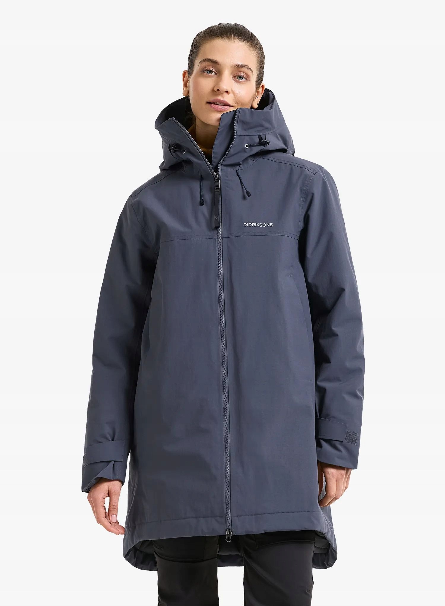 Płaszcz damski Didriksons Eris Parka sleepy blue 40 (L)