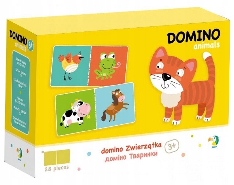 Gra planszowa Domino Zwierzątka Dodo