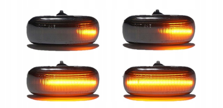 KIERUNKOWSKAZY LED DYNAMICZNE DYMIONE A2 A3 A4 A6 Installation side Left side Right side