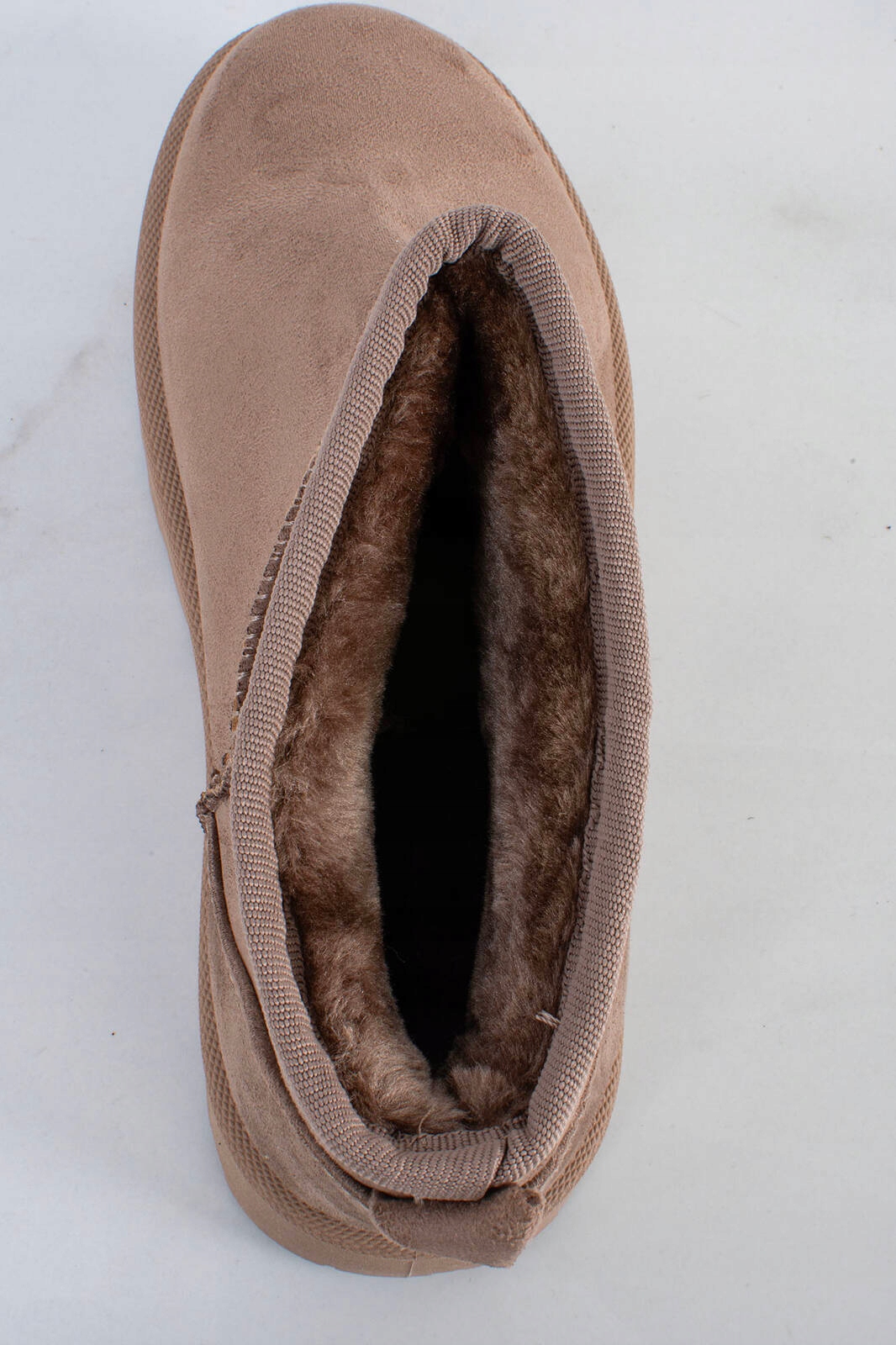 ŚNIEGOWCE BEŻOWE OCIEPLANE BOTKI PLATFORMA WSUWANE 40 Model 85373-18