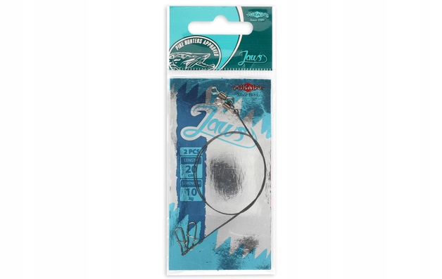 

Przypon Mikado Jaws wolframowy 25cm 15 kg 2szt.