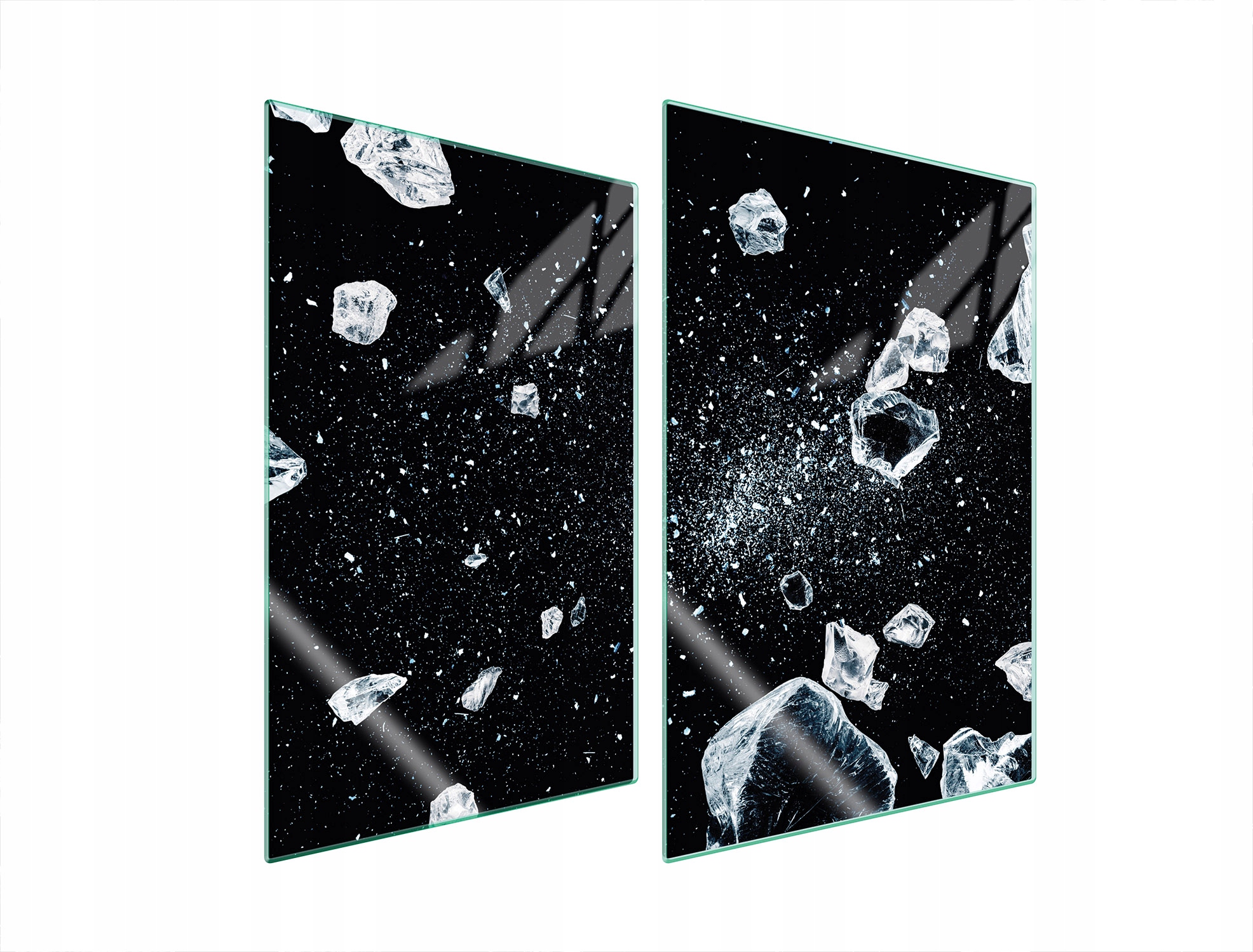 Skleněná Ochranná Deska Do Kuchyně 2x35x52 Led Tvrzené Sklo