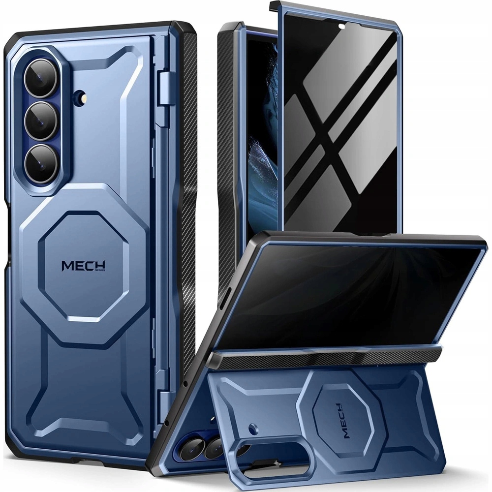 Pouzdro pro Galaxy Z Fold7, Tongate s MagSafe, stojánek, protiskluzové sklo, pouzdro