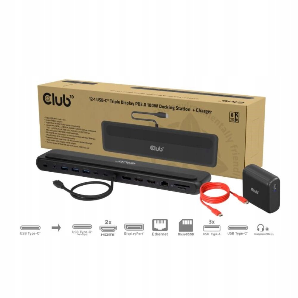 Dokovacia stanica CLUB3D CSV-2541