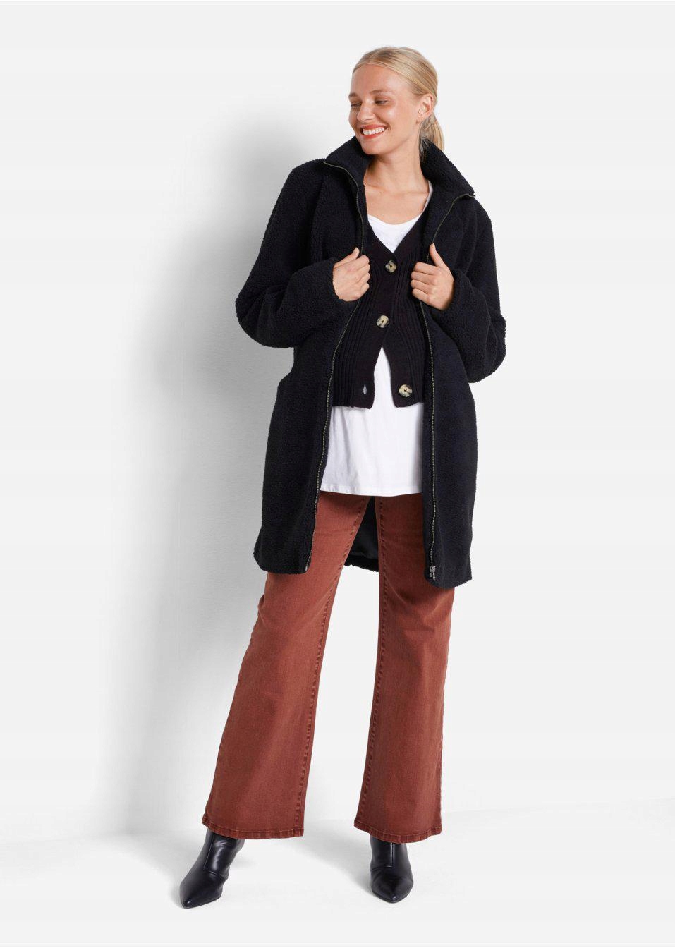 JEANSY PROSTE CIĄŻOWE__36 Materiał dominujący bawełna