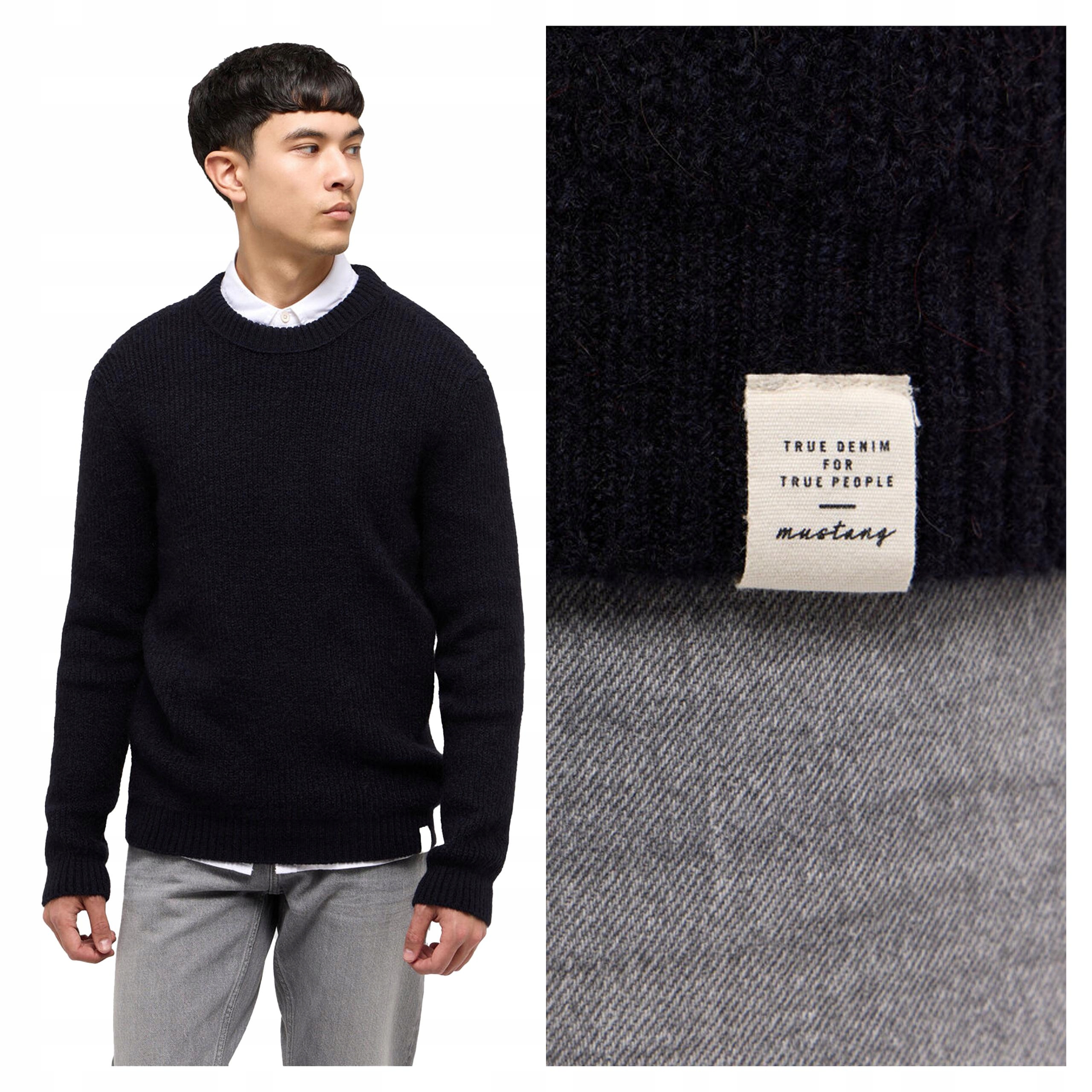 Pánský svetr Mustang Emil C Crew XL