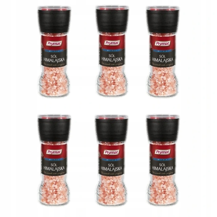 Levně 6 x 110 g Prymat Himalájská sůl v mlýnku Karton