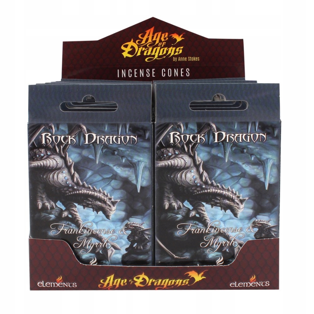 

Kadzidła stożkowe Rock Dragon od Anne Stokes (15 s
